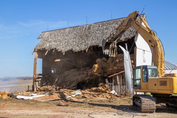 Barn Demolition in Olympia