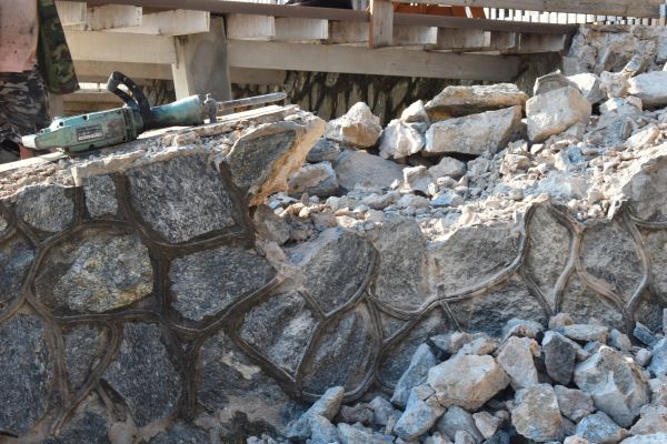 Retaining Wall Demolition in Olympia