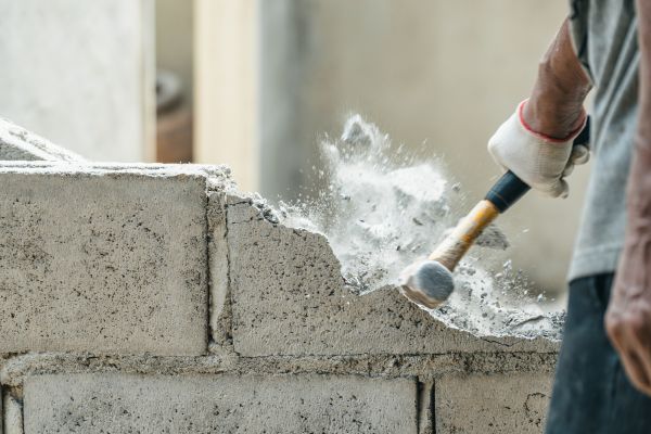 Block Wall Demolition in Olympia
